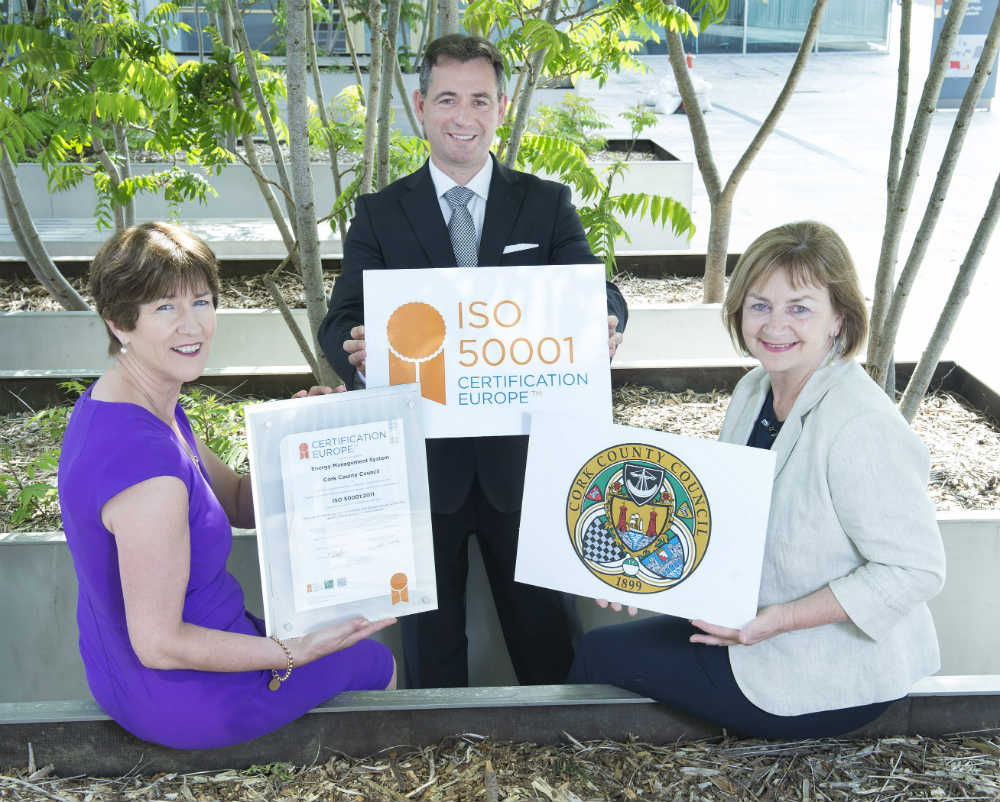 Cork County Council is Ireland’s first Local Authority to receive