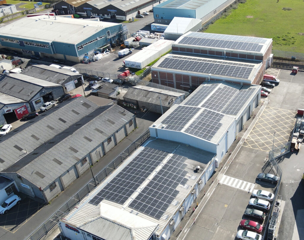 NO FEE PIC 24/08/22 The massive solar array at Manhattan Peanuts Ltd has already hit industry targets of 35% less emissions eight years ahead of the 2030 deadline.  Manhattan partnered with UrbanVolt to install a solar array at their site in Finglas, Co. Dublin in 2021